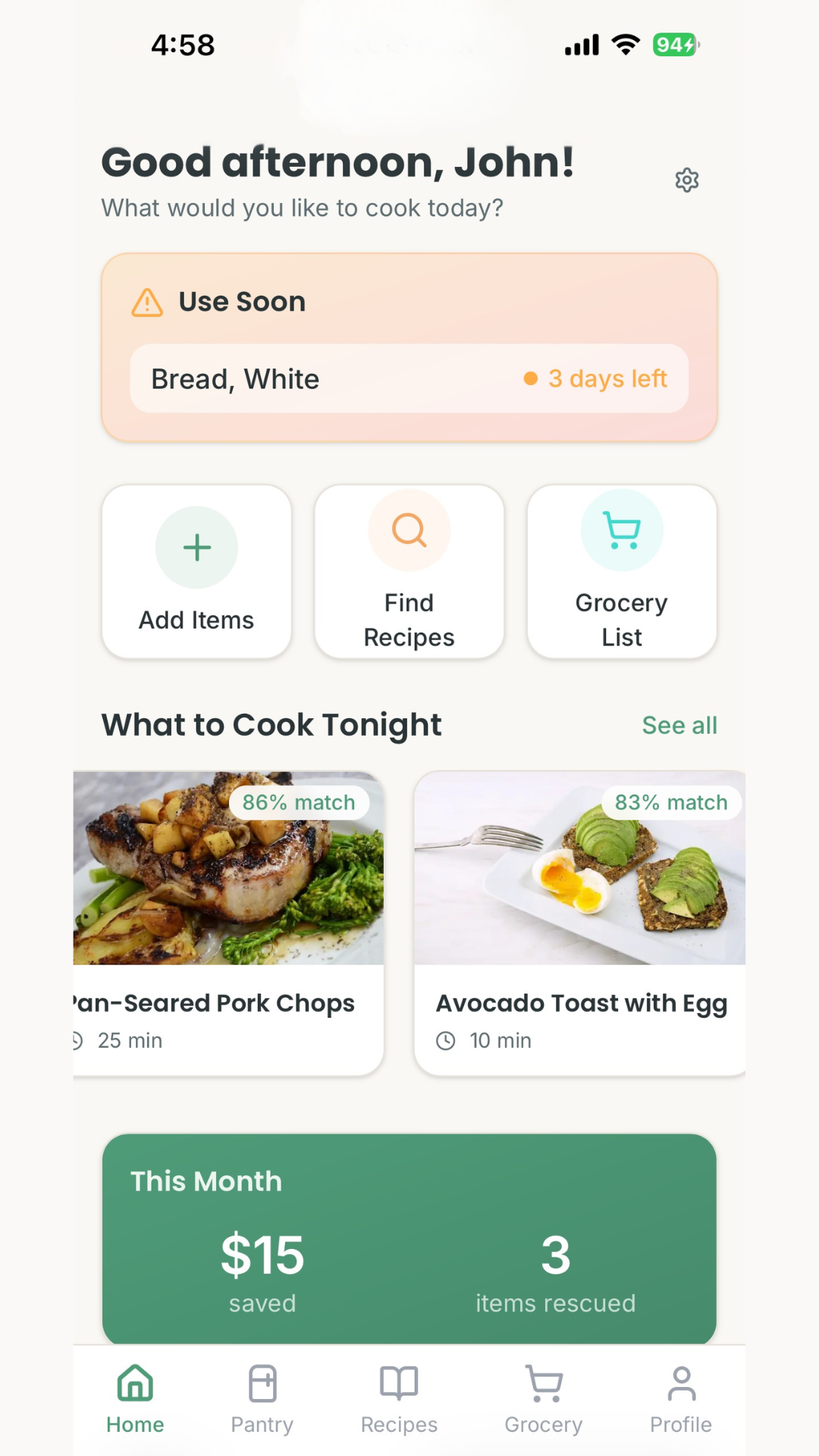 Calfo dashboard